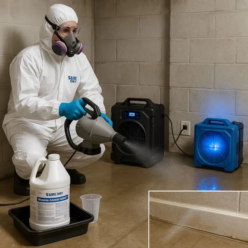 Sanitization and Odor Removal process in Belmont, MA